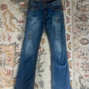 Rock & Roll cowgirl western embellished Jeans rodeo  30x34